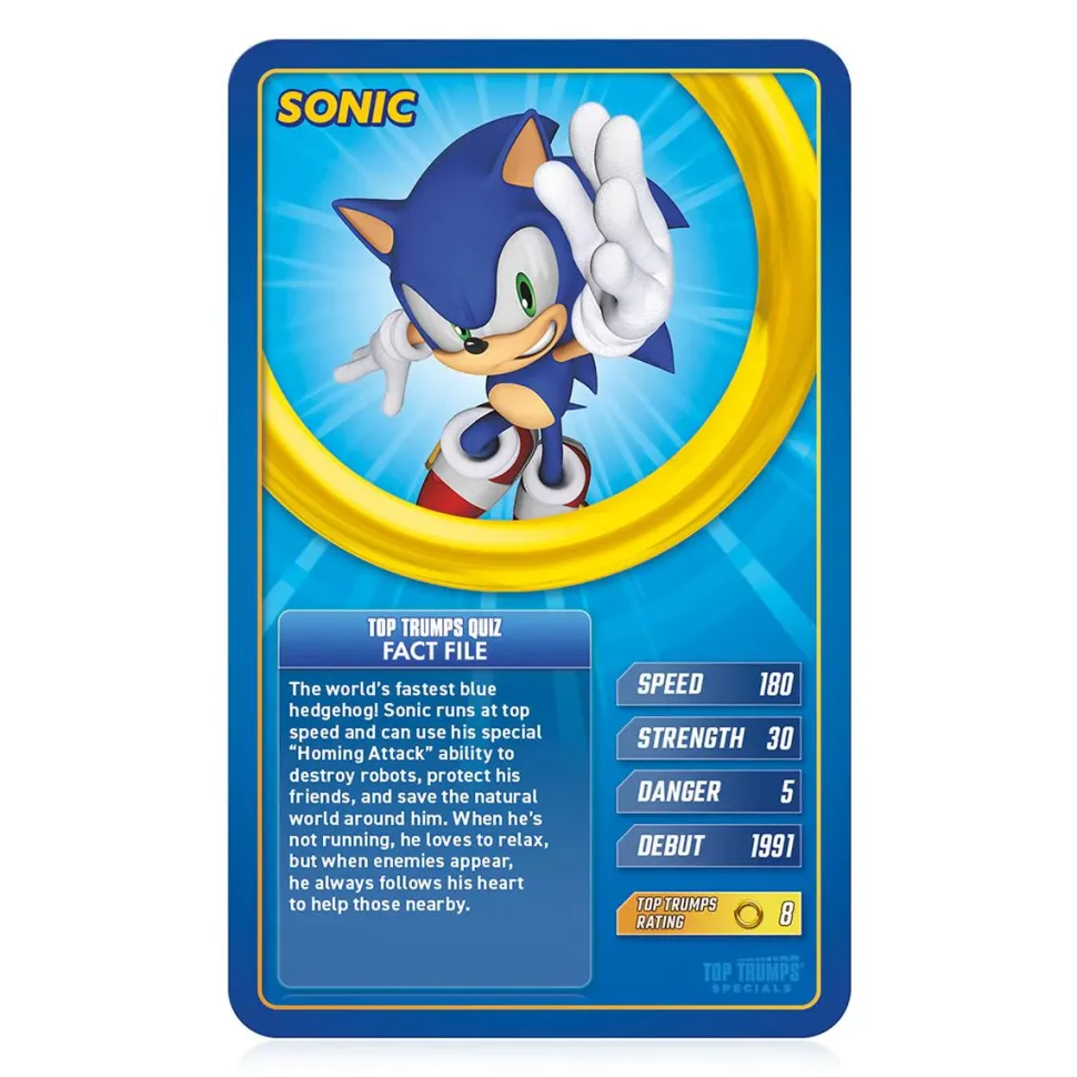 Top Trumps Sonic the Hedgehog Card Game