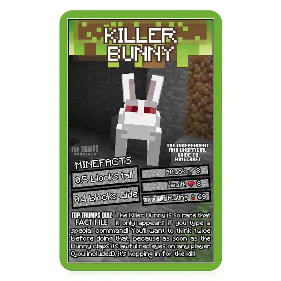 Top Trumps The Independent and Unofficial Guide to Minecraft Card Game