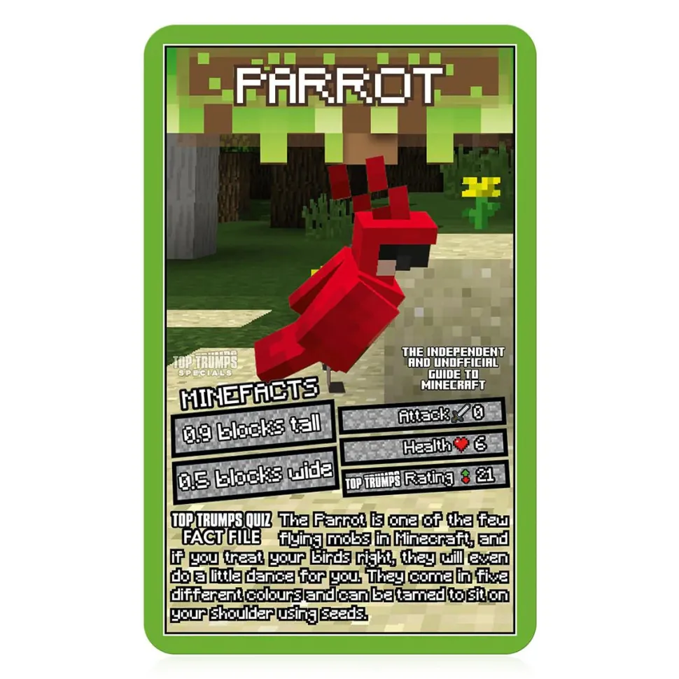 Top Trumps The Independent and Unofficial Guide to Minecraft Card Game
