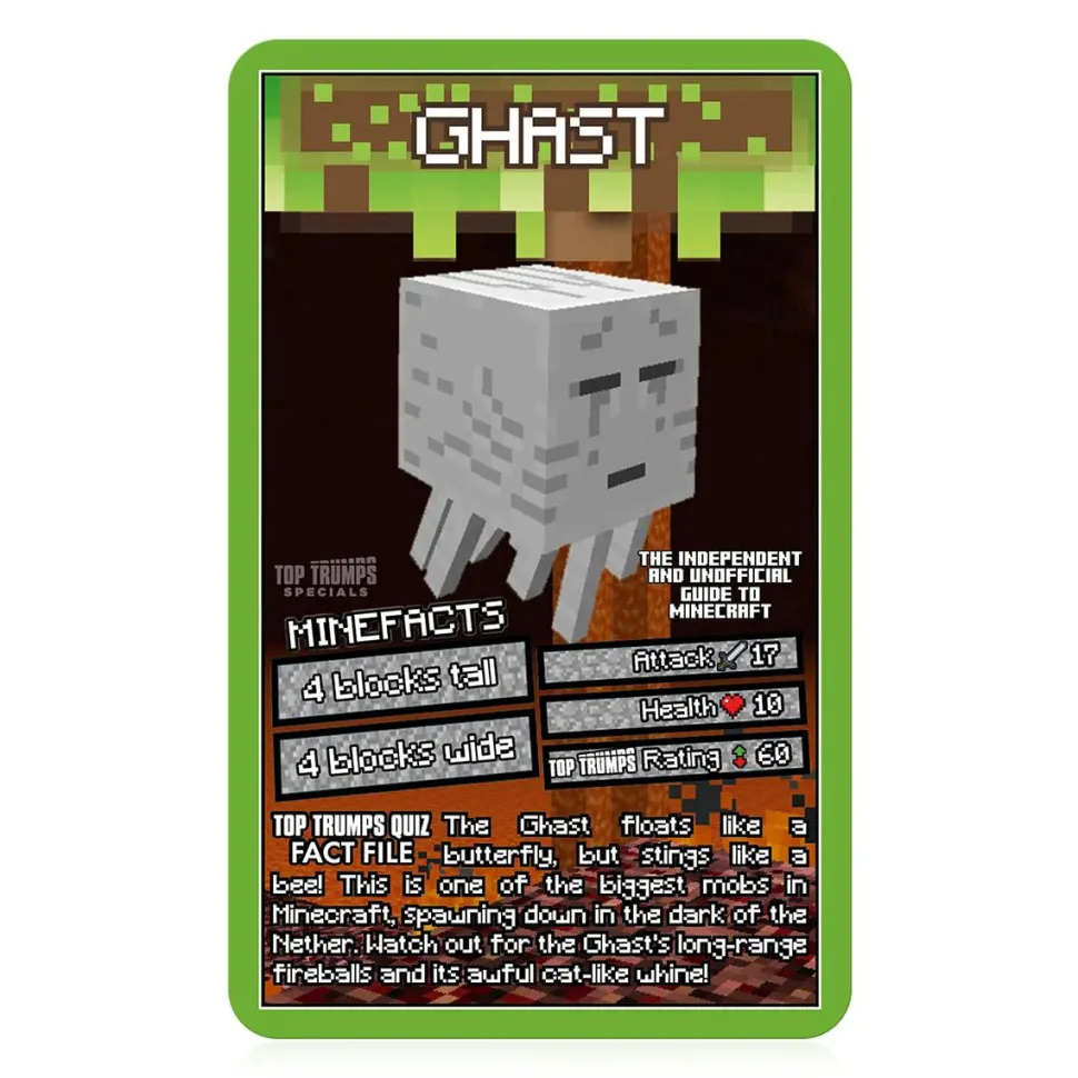 Top Trumps The Independent and Unofficial Guide to Minecraft Card Game