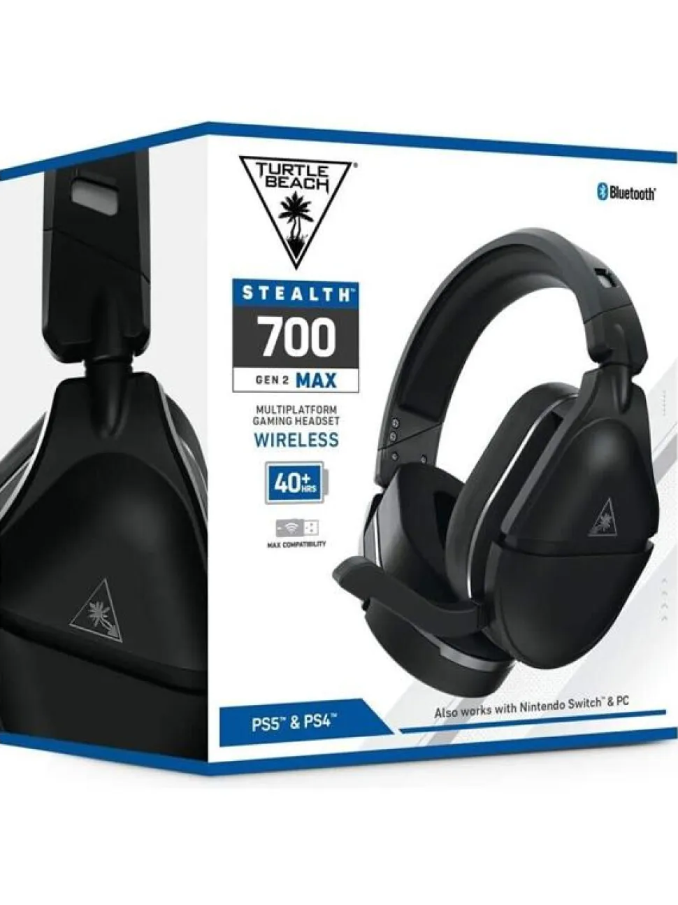 Turtle Beach Stealth 700 Gen 2 Max Black Multiplatform Wireless Bluetooth Gaming Headset